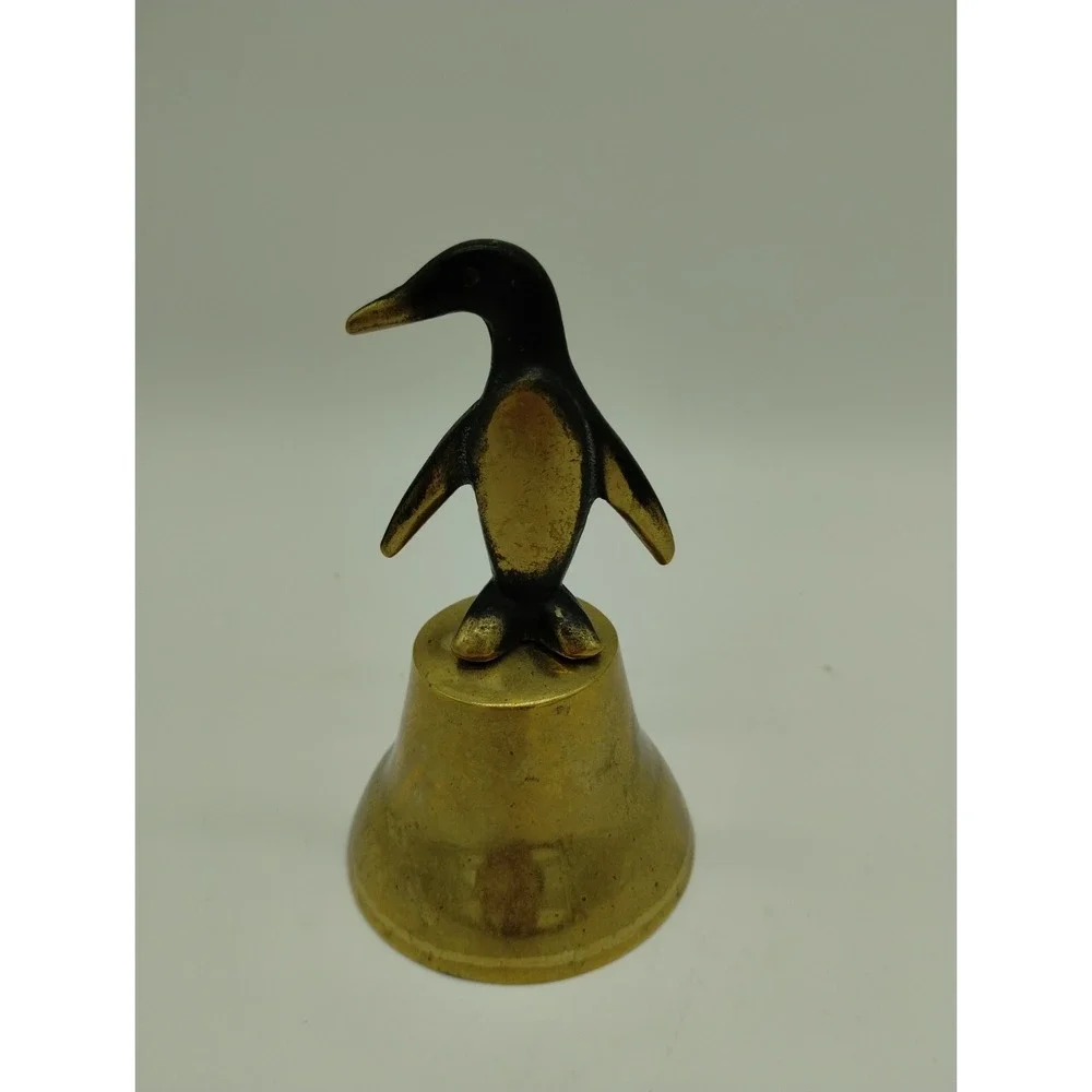 Walter Bosse PENGUIN bell Handmade In Austria brass 4.5